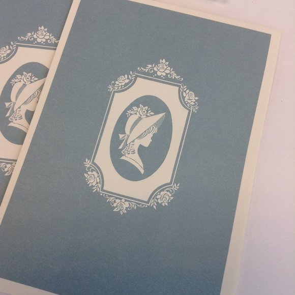 Vintage Coutts Hallmark Victorian Wedgeport Petite Notes Blank Cards - Picture 3 of 16